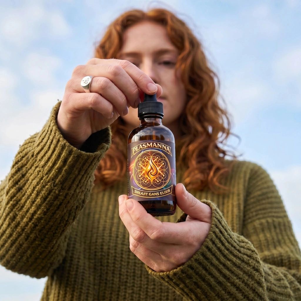 Plasmanna Shilajit GANS Elixir bottle